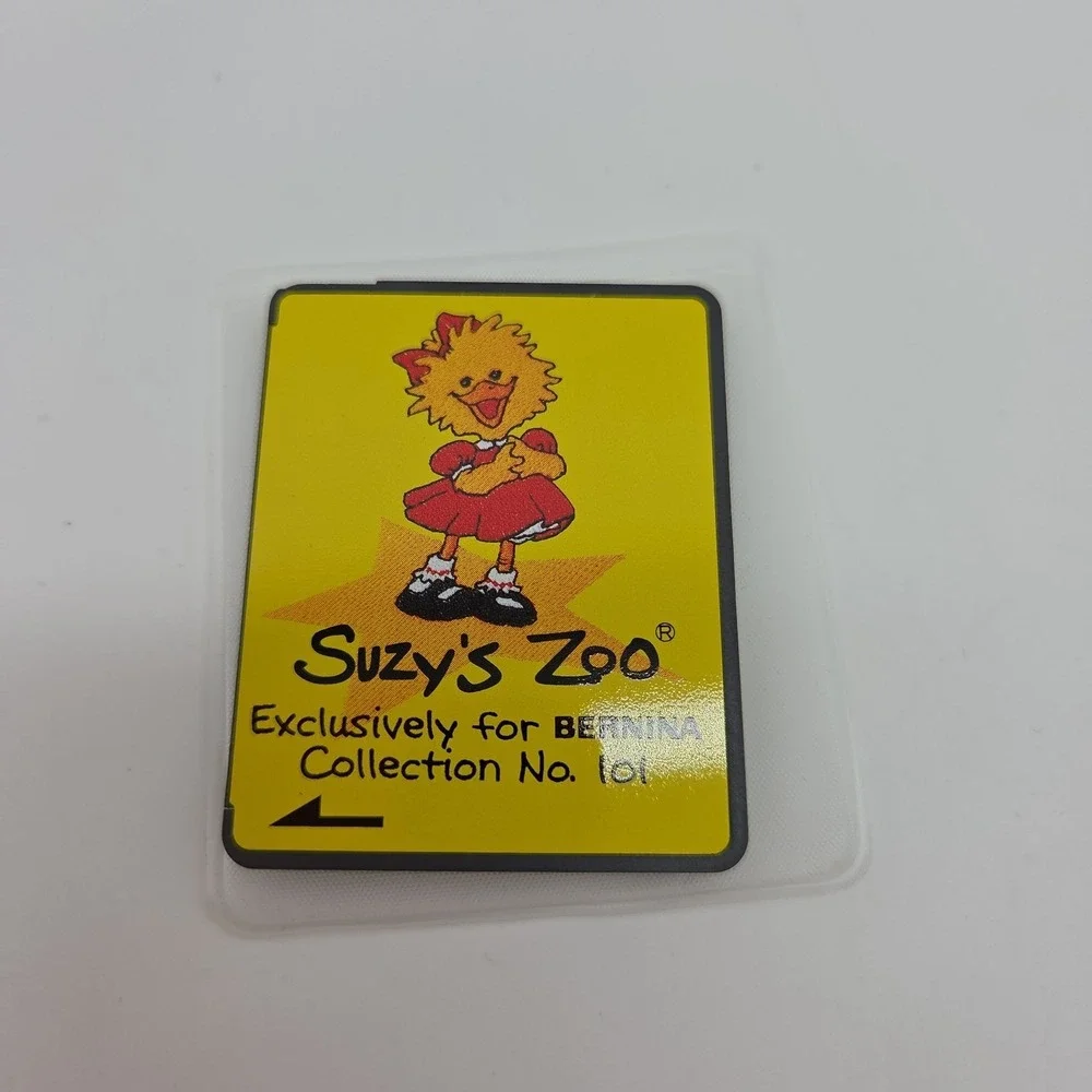Bernina Embroidery Card. Suzy's Zoo Collection No. 101 Bernette For Bernina